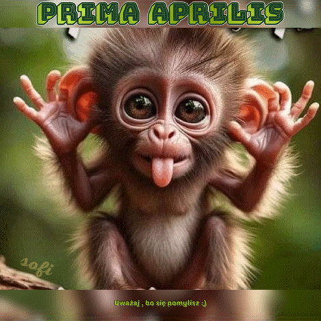 Kartka :) Prima Aprilis