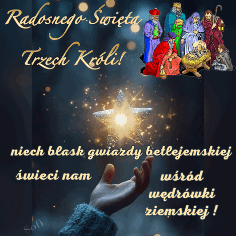 Kartka ⭐ Niech blask gwiazdy betlejemskiej...