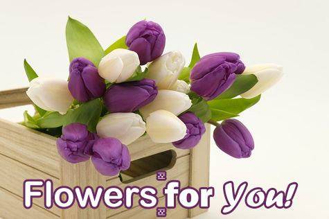 Kartka Flowers for you...