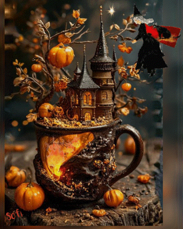 Kartka   Magicznego Halloween