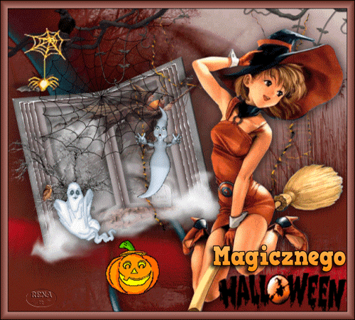 Kartka Magicznego Halloween